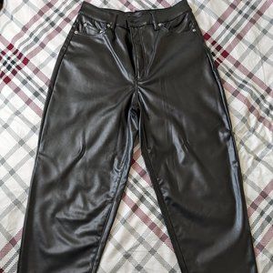 Vegan leather pants